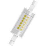 Osram LED Leuchtmittel Slim Line R7s 7W Warmweiß klar