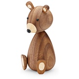 Lucie Kaas Baby Bear Holzfigur, Holz, Braun, 11cm