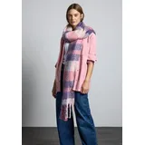 STREET ONE Damen A572492 Karierter Schal, Sandy Rose, A - A