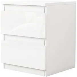 Hti-Living Nachtschrank Kenji 33 x 32 x 41 cm Weiß