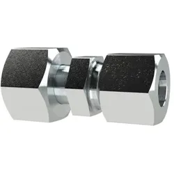 Reduzierung, Rohr-Außen-Ø Muffen 16/6mm, Stahl verzinkt