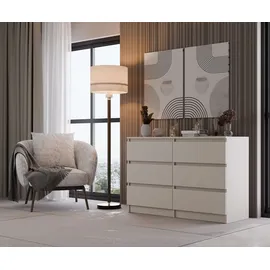 Top e shop Kommode Malwa M6/120 Farbe Kaschmir - Beige