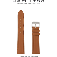 Hamilton Leder Khaki Field Mechanic Band-set Leder-braun-20/18 H690.684.108 - braun