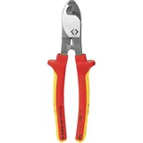 C.K Tools C.K T3973 210 T3973 210 Kabelschneider Geeignet für (Abisoliertechnik) Alu- und Kupferkabel, ein- u