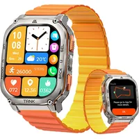 KOSPET TANK M3 Ultra GPS Smartwatch für Herren Smartwatch Damen 480mAh Akku 5 ATM & IP69K Wasserdicht Herzfrequenz Monitor Schlaftracker für Vate... - Silber