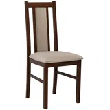 MIRJAN24 Stuhl Bos XIV (1 Stück), aus Buchenholz, 43x40x94 cm beige