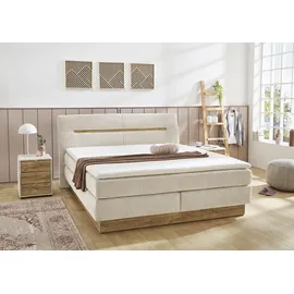 Jockenhöfer Boxspringbett Nika, mit Bettkasten, 7-Zonen-Matratze, und Topper, mehrere Härtegrade wählbar,