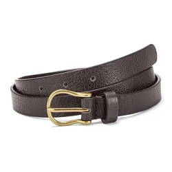 Hüftgürtel LASCANA, Damen, Gr. 100, braun, Büffelleder, unifarben, casual, Gürtel, strukturierter Ledergürtel, schlicht, für Hosen, Jeans & Kleider