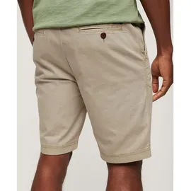 Superdry für Herren. M7110397A Officer beige Chino-Shorts (30), Lässig, Baumwolle