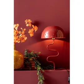 Leitmotiv Tischleuchte Twist Dunkelrot