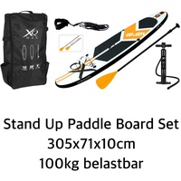 Stand Up Paddle Board Set aufblasbar 305x71x10 bis 100kg SUP-Board Set orange