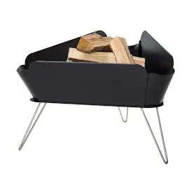 VASNER Merive M1 Feuerschale niedrig abgerundet Schwarz