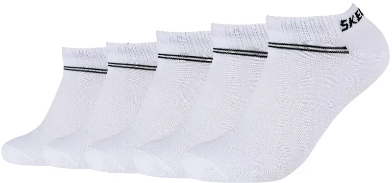 5er Pack SKECHERS Mesh Ventilation Sneakersocken 1000 - white 43-46