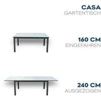 Home Deluxe Garten-Sitzgruppe CASA - Tisch