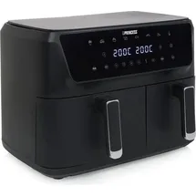 Princess Doppel-Heißluftfritteuse 182470 schwarz