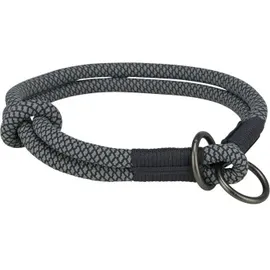 Trixie Soft Rope Zug-Stop-Halsband schwarz/grau 40 cm