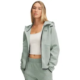 Under Armour Damen Fleecejacke Unstoppable Flc FZ 1379842-348 XS - Silica Green/Black - XS