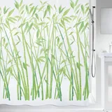 Spirella Duschvorhang Bambus 180 x 200 cm grün weiß