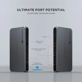 Satechi Thunderbolt 4 Slim Hub Grau