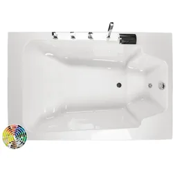 2-Personen-Badewanne Zenpool Model Milena, 190x120cm, RAL Farbe nach Wunsch