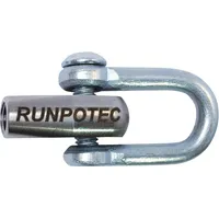 Runpotec Schäkel mit Gewinde RTG Ø 12 mm
