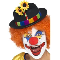 Clown Melone Erwachsene Professionell Clown Kostüm Hut & Blume