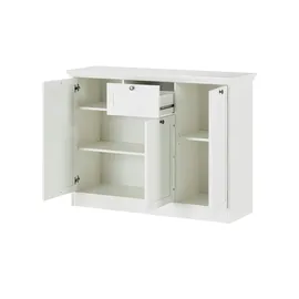 Möbel Kraft Kommode 120 x 90 x 40 cm Weiß