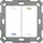 MDT Taster Light 55 2-fach RGBW