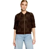 Zero Blouson mit Fledermausärmeln Braun 44