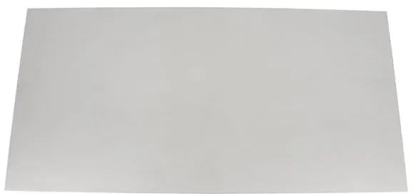 Kitchen splash plate rectangular 800 x 400mm - stainless ste