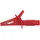 Cliff CRC/01 Sicherheits-Abgreifklemme Steckanschluss 4mm CAT II 1000 V, CAT III 600V Rot
