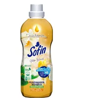 Sofin Weichspüler vegan Golden Island 0,81l für 45 Waschgänge - Mit Anti-Pilling-Effekt, Ohne Mikroplastik, Himmlisch weiche & duftende Wäsche