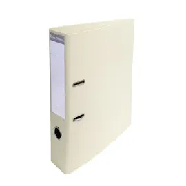 Exacompta Ordner PVC mit 2 Ringen, Rücken 70mm elfenbein