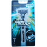 Gillette Mach3 Rasierer mit 1 Rasierklinge Gillete Gilette Gilete razor Nass