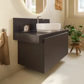 Duravit Balcoon 100x57x52,2cm, braun strukt., 2 SchKa.