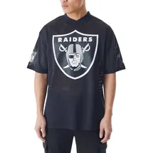 New Era Nfl Mesh Las Vegas Raiders Kurzarm-t-shirt - Black - M