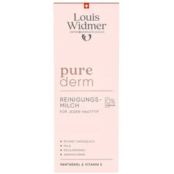 Widmer Purederm Reinigungsmilch ohne Parfum