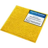 WohnDirect Badematte 45x45cm | Gelb | rutschfest & Waschbar, Badezimmerteppich zum Set kombinierbar, Badvorleger, WC Garnitur, Badteppich, Oeko-TEX Zertifiziert