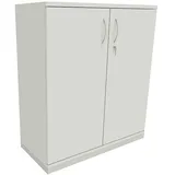 fm Büromöbel Aktenschrank abschließbar für 3 Ordnerhöhen Breite 100 cm »Sidney« grau, 100x113.3x44.2 cm
