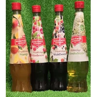 (6,61€/L) 4x Mautner Sirup PROBIERSORTIMENT 0,7Liter Mango Himbeere Holunderblüt