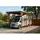 SKANHOLZ Carport Emsland 4,02 x 8,46 m nussbaum inkl. Pfostenanker
