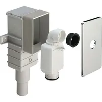 Viega Geruchverschluss 5633.3 in G1 1/4 x DN40/50 Kunststoff verchromt