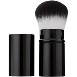 Kosmon Taschen-Puder-Pinsel, schwarz, rund-oval-fest