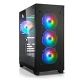 Gaming PC (Ryzen 5 5600G 6X 4.4 GHz, Vega Grafik, 16 GB DDR4 RAM High Speed, 1TB SSD, Win 11 Pro) RGB Gamer