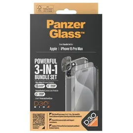 Panzer Glass 3-in-1 Pack für iPhone 15 Pro Max