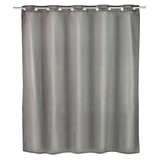 WENKO Duschvorhang Comfort Flex Taupe 180 x 200 cm waschbar