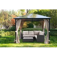 Konifera Pavillon »Aruba 2.0«, in Sockelmaß: 300x300 cm oder