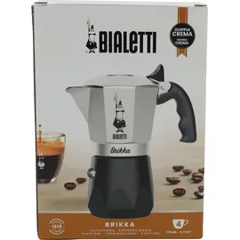 Bialetti Brikka 0,17 l 4 Tassen Schwarz
