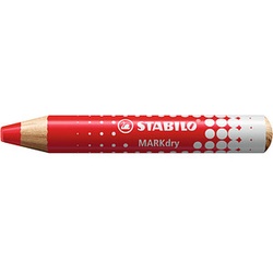 STABILO MARKdry Whiteboard- und Flipchart-Marker rot 1,0 – 10,0 mm, 1 St.
