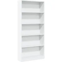 vidaXL Bücherregal 80 x 24 x 176 cm Weiß